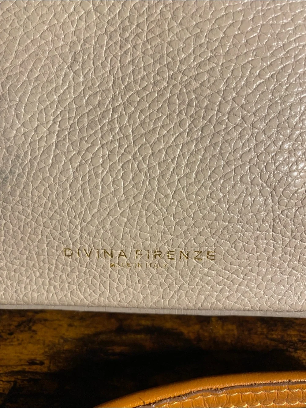 Divina Firenze Two-Tone Leather Backpack Made in Italy